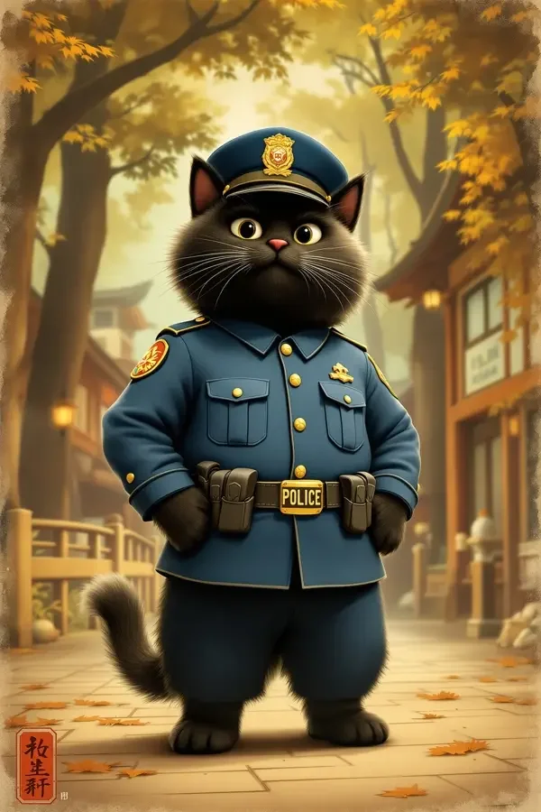 黑猫警长 怀旧经典电影 黑猫警长 电影海报